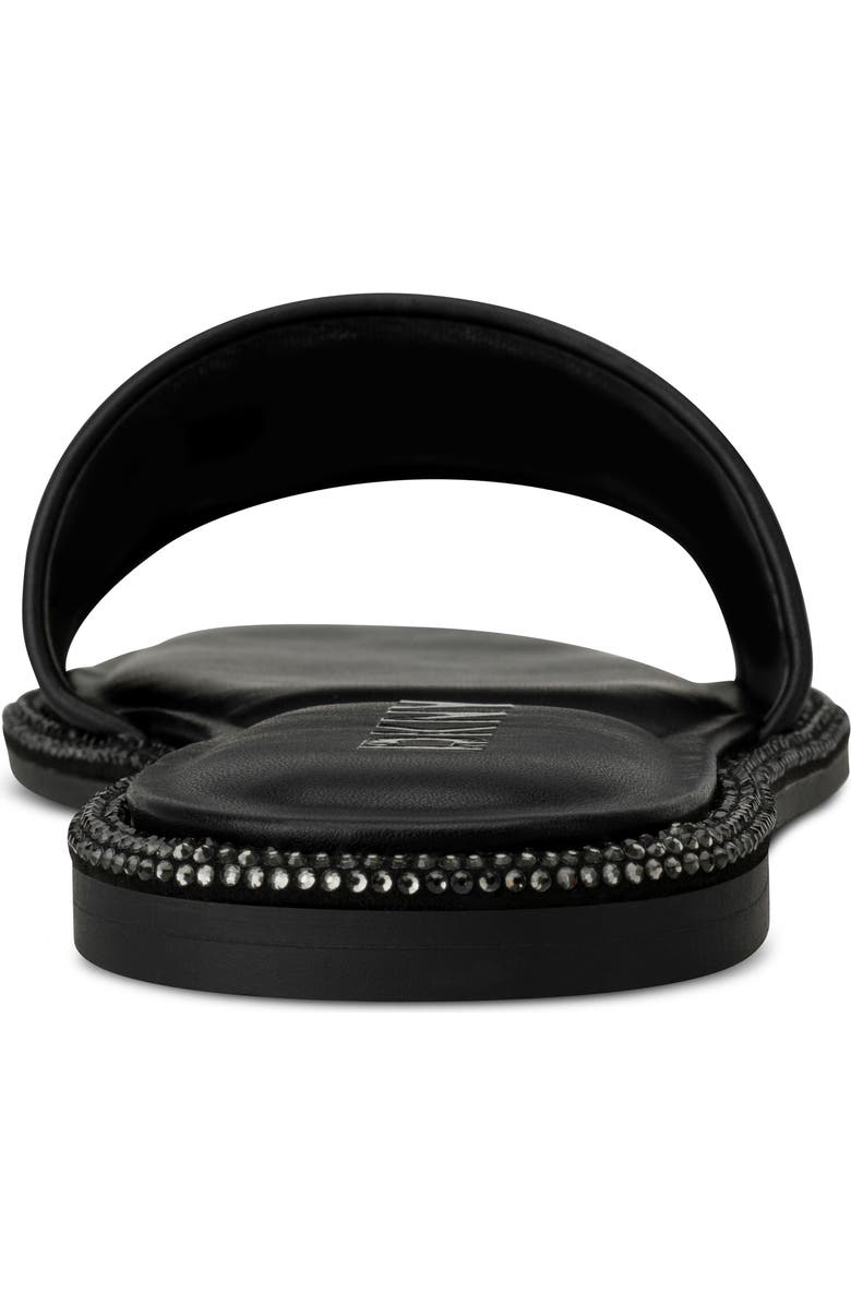 DKNY Badin Logo Slide Sandal, Alternate, color, Black