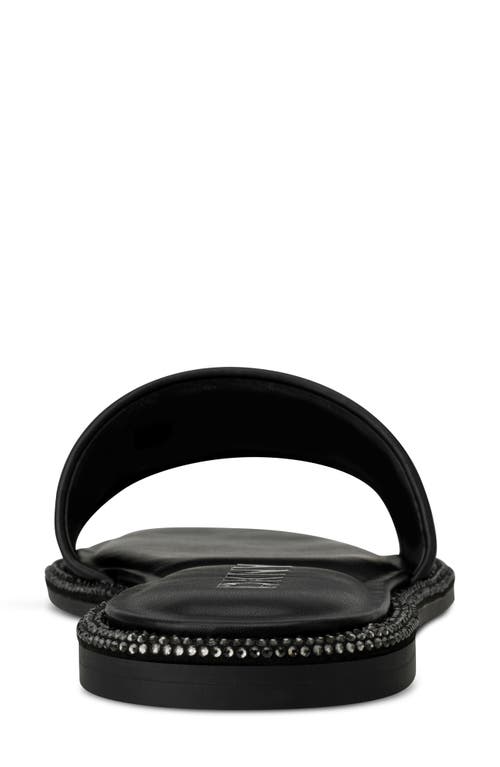 Dkny Badin Logo Slide Sandal In Black