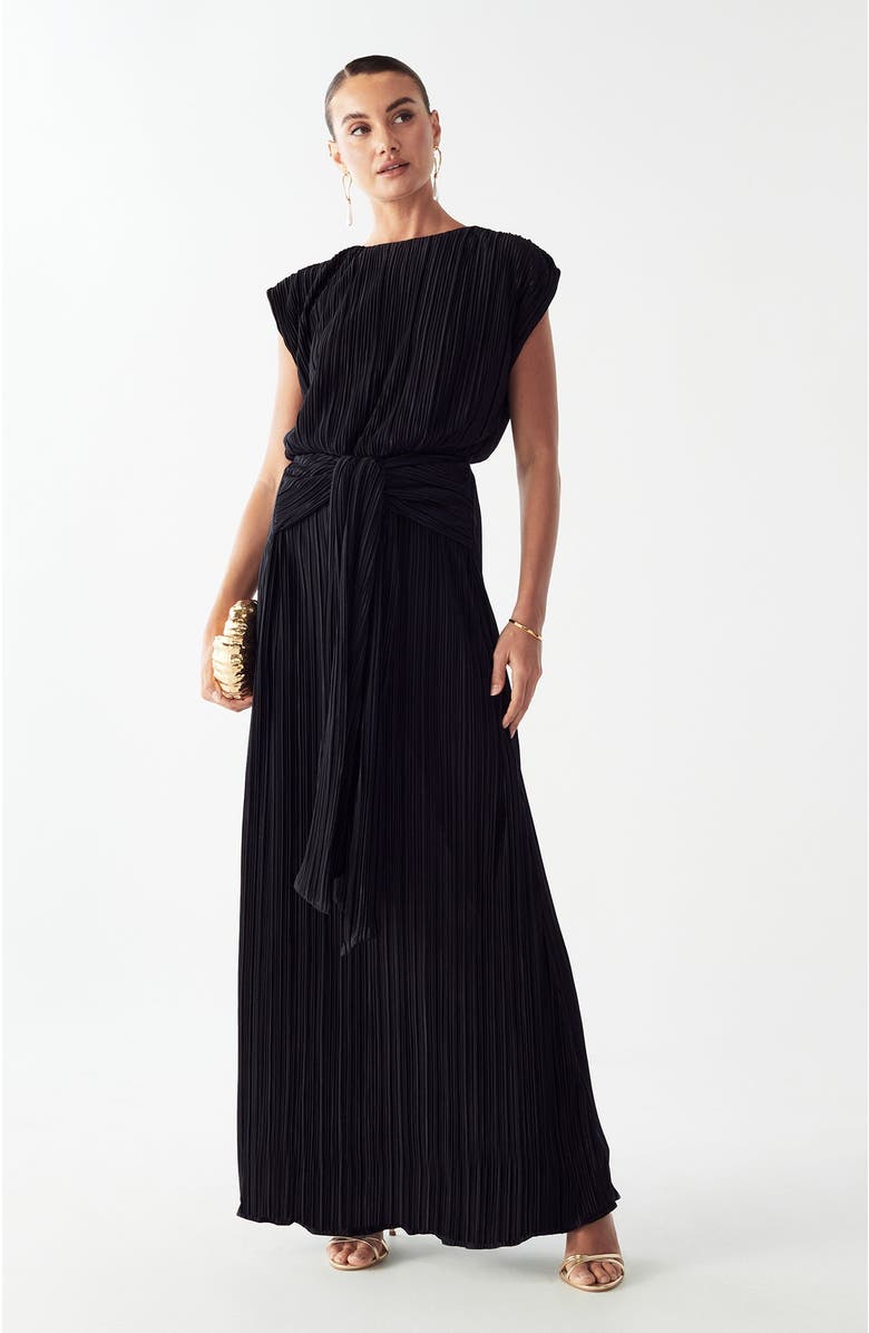 SAVEL Zarina Maxi Dress, Alternate, color, Black