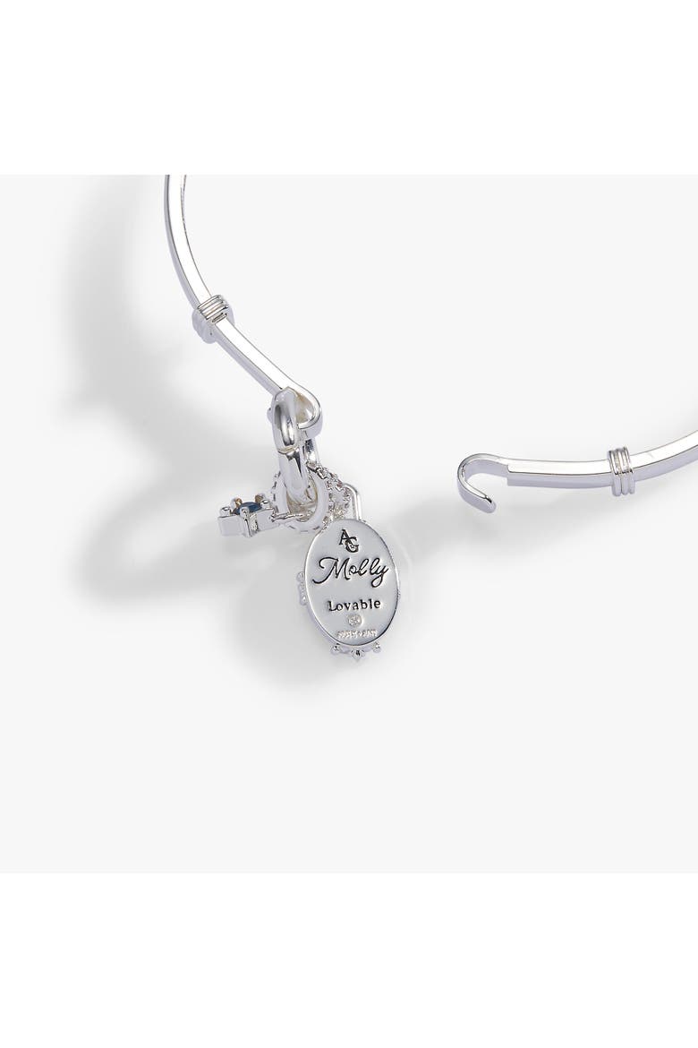 American Girl® Molly 'Lovable' Tension Bangle, Alternate, color, Silver