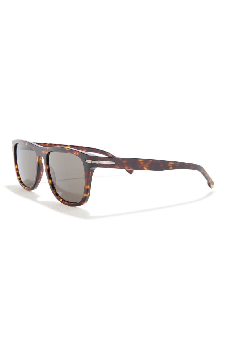 55mm Square Sunglasses, Alternate, color, HAVANA