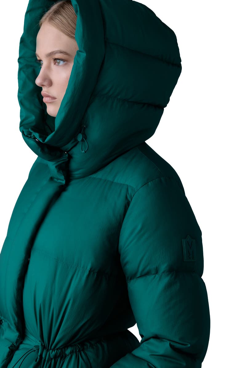 Mackage Freya-SW Water Repellent 750 Fill Power Down Puffer Jacket, Alternate, color, Emerald
