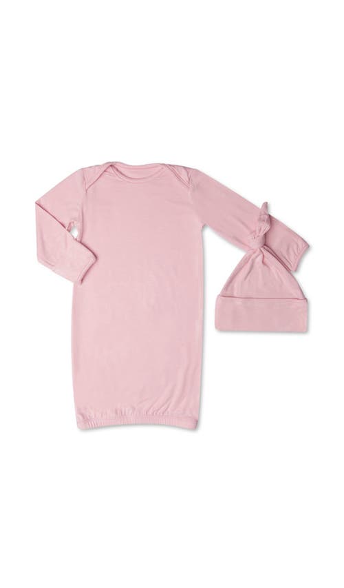 Everly Grey Analise During & After 5-piece Maternity/nursing Sleep Set For Mom & Baby In Pink