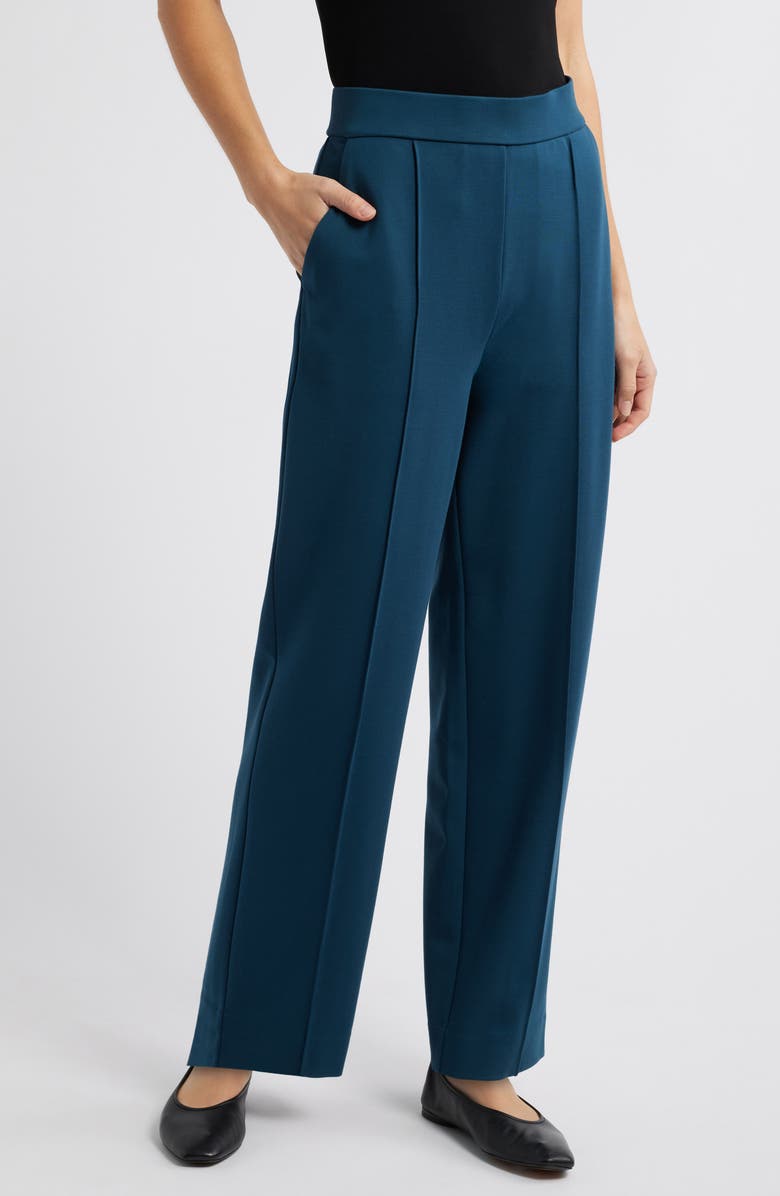 Masai Copenhagen Pianas Pleated Wide Leg Pants, Main, color, 