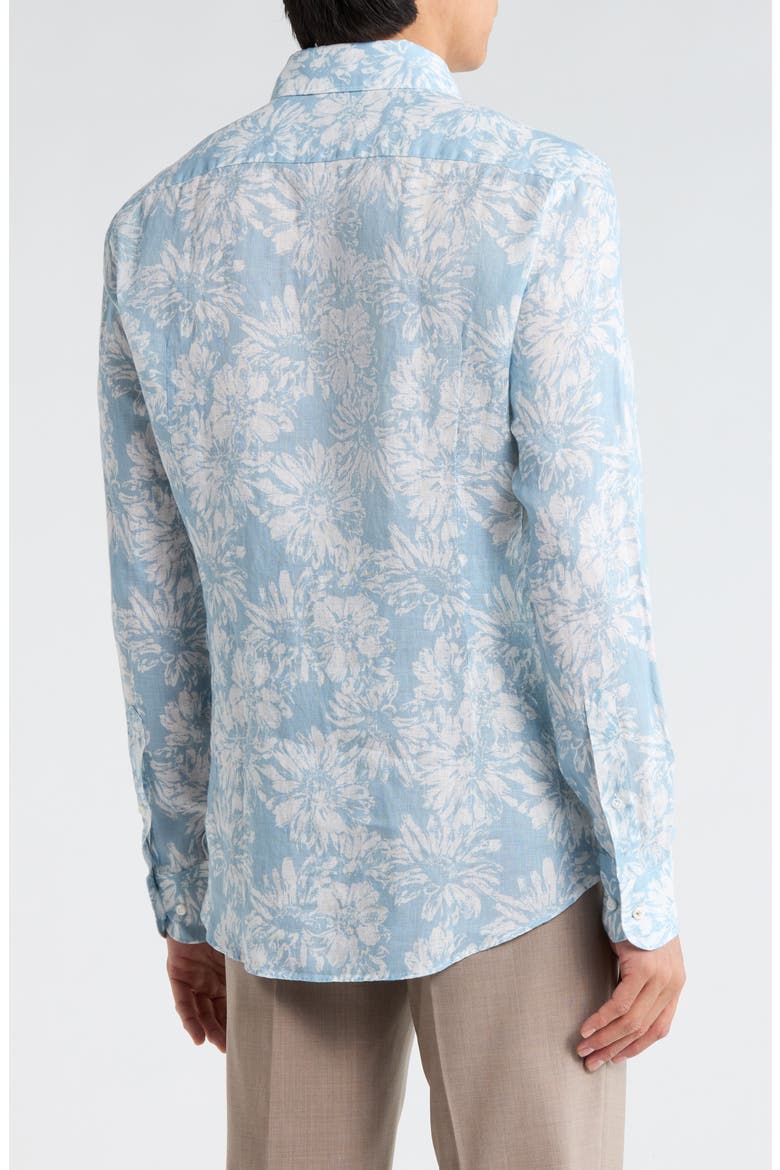 L-Hays Kent Slim Fit Dress Shirt, Alternate, color, LIGHT/ PASTEL BLUE