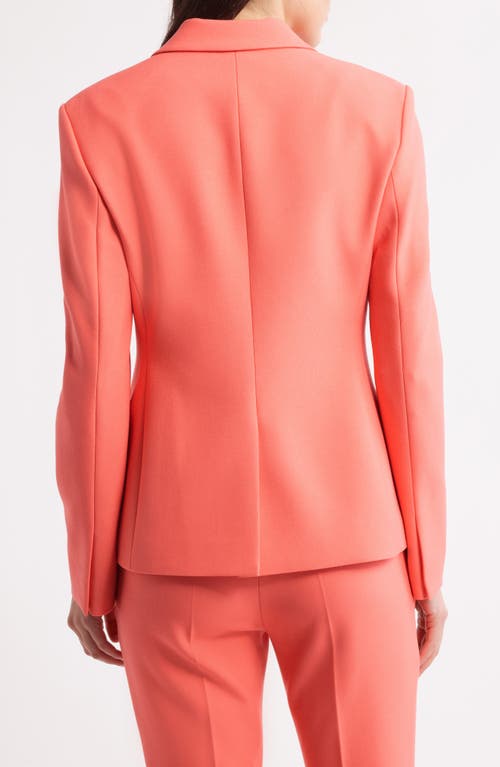 Hugo Boss Boss Jia One-button Blazer In Calypso