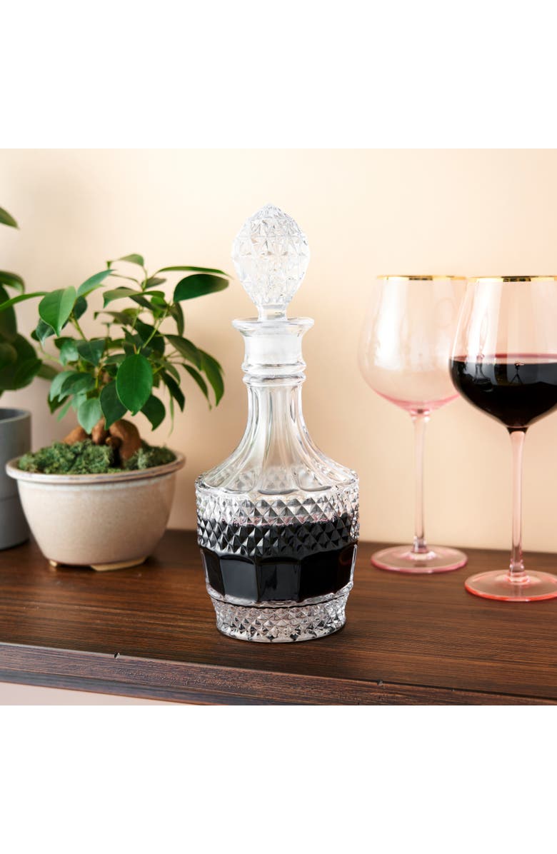 TWINE Vintage Crystal Decanter, Alternate, color,