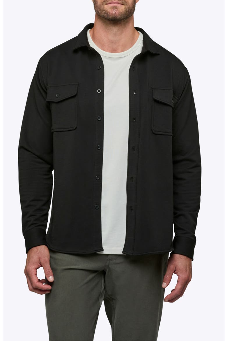 Hyperloop Overshirt, Main, color, BLACK