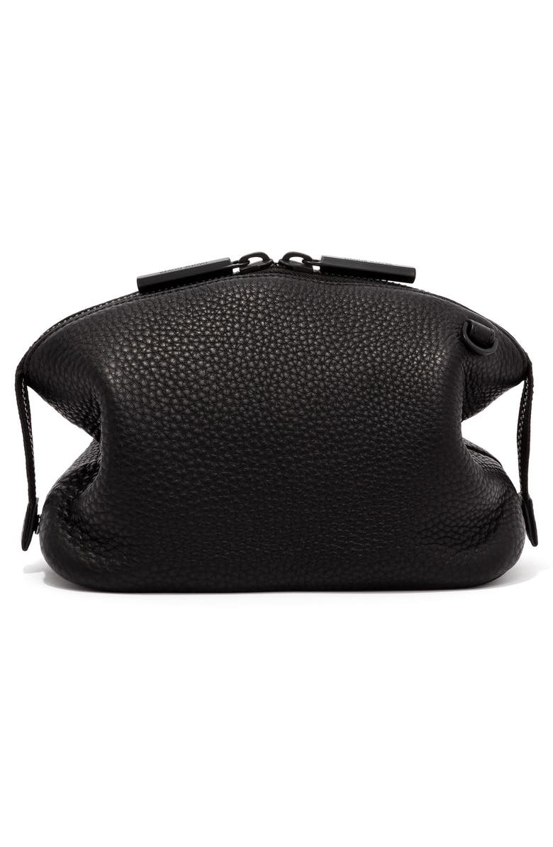Dagne Dover Large Lola Leather Cosmetics Pouch, Alternate, color, 