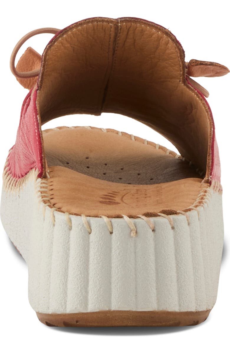 Spring Step Nevelle Wedge Sandal, Alternate, color, Red