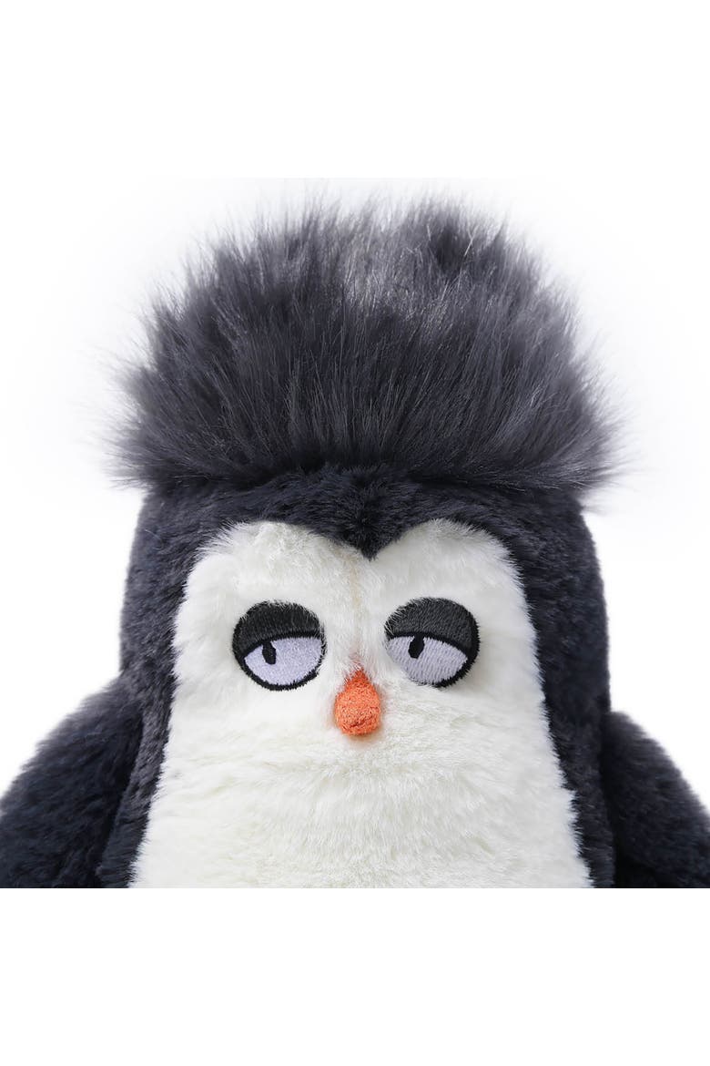 7 Inch Straight Hair Penguin Weighted Stuffed Animal, Alternate, color, Multicolored