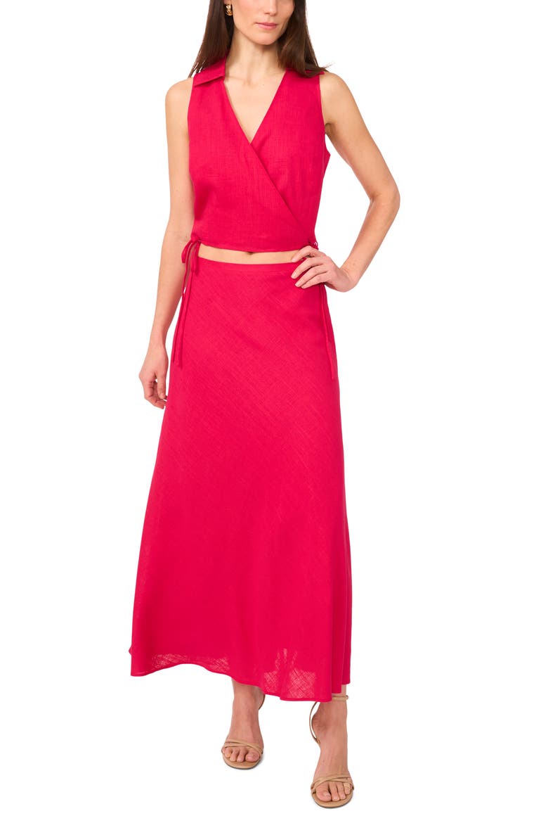 Maxi Skirt, Alternate, color, MAGENTA