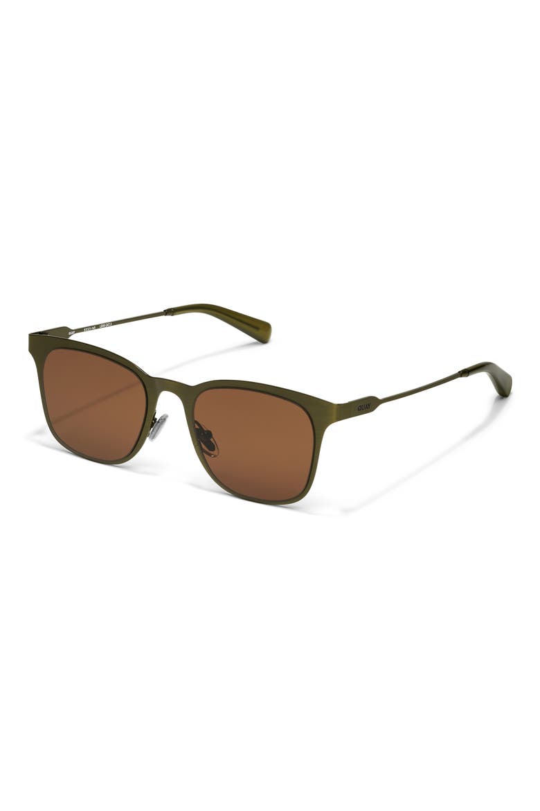 Flashback 51mm Rectangle Sunglasses, Alternate, color, BROLV/BRN