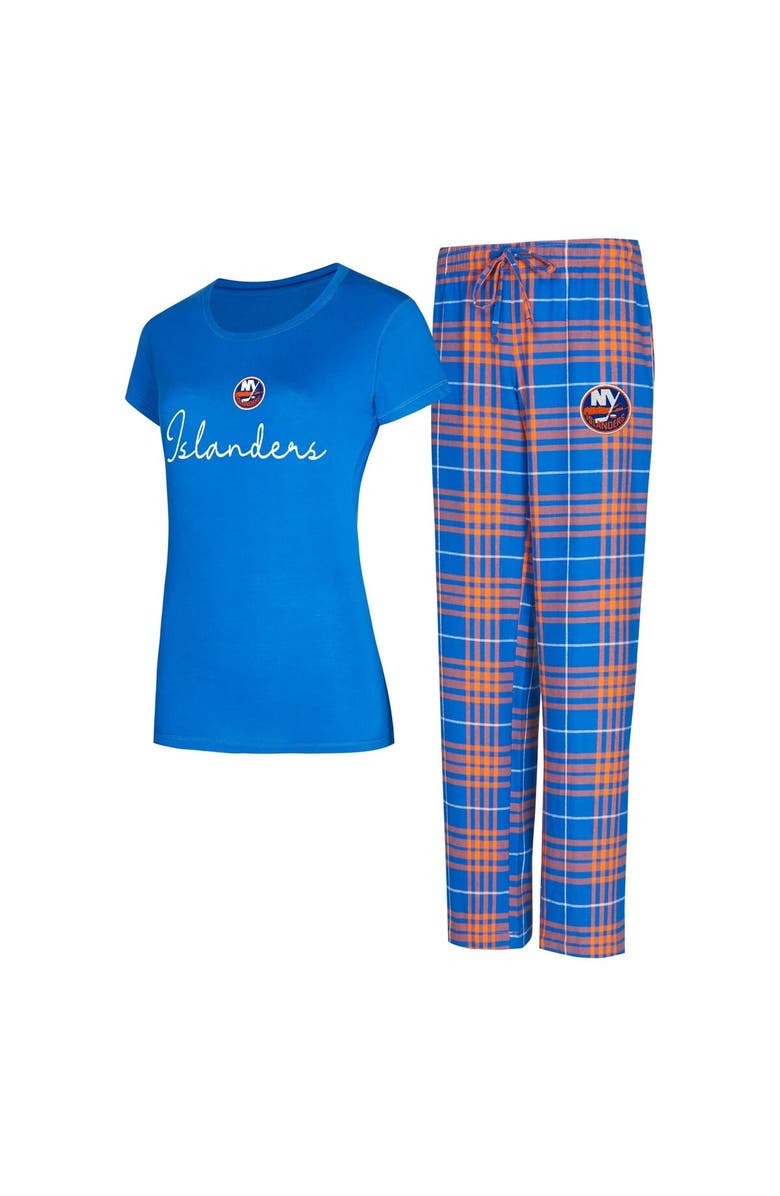 CONCEPTS SPORT Women's Concepts Sport New York Islanders Vector T-Shirt & Pants Sleep Set, Alternate, color, Royal