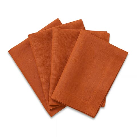Linen Dinner Napkins Set of 4, 20 x 20" - Fete