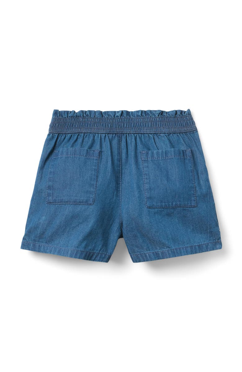Janie and Jack Classic Chambray Short, Alternate, color, Blue