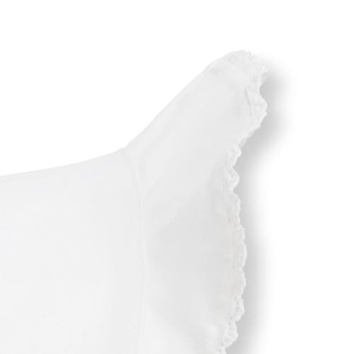 Hope & Henry Baby Brimmed Linen Bonnet, Infant In Soft White Linen