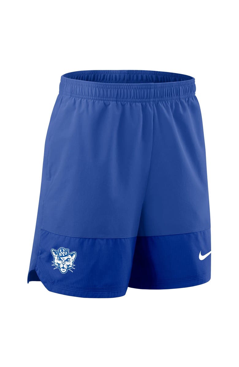 Nike Men's Nike Royal BYU Cougars 2025 Sideline Performance Shorts, Alternate, color, Royal