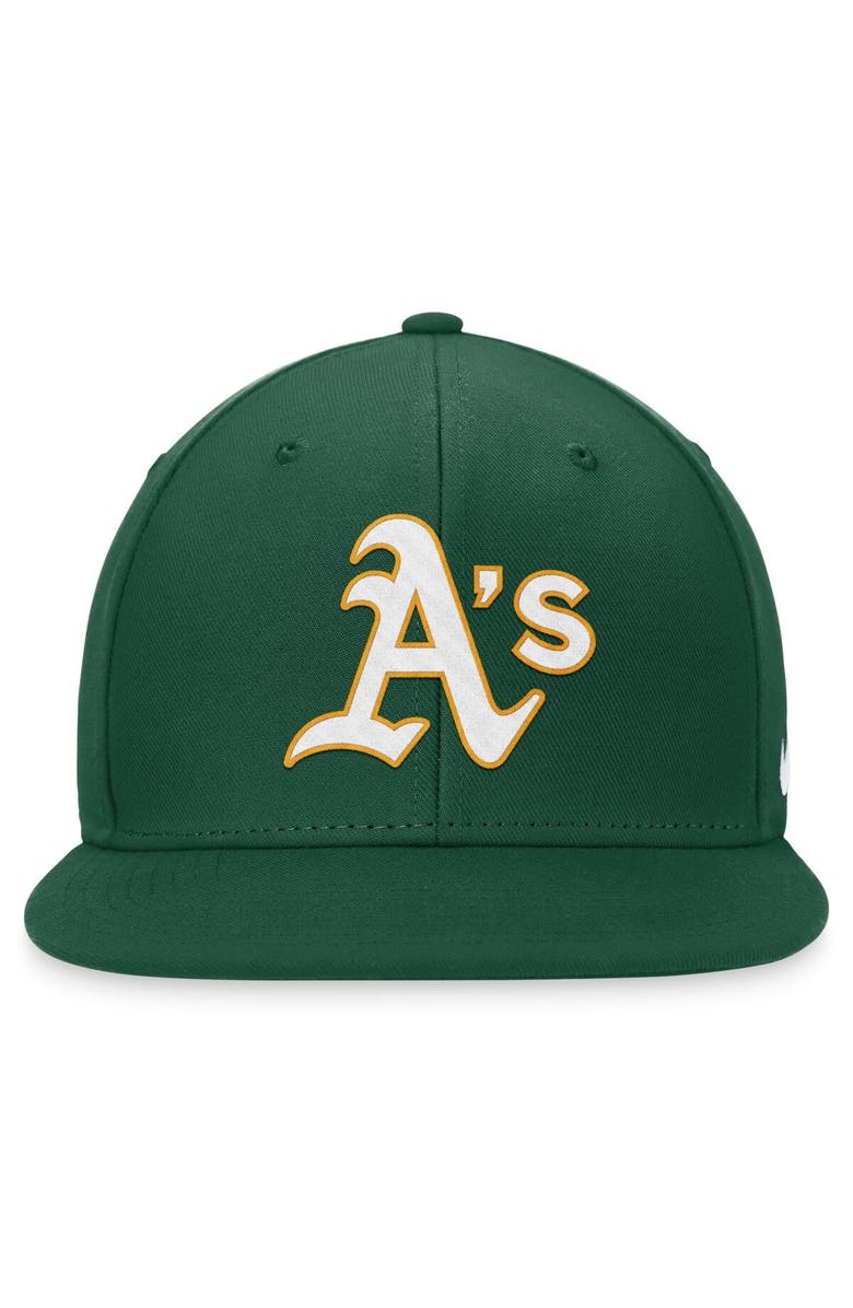 Nike Men's Nike Green Oakland Athletics Primetime Pro Snapback Hat, Alternate, color,