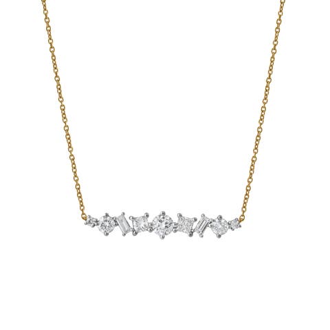 Oryssa 14K Gold Lab Grown Diamond Necklace - 0.75 Ct
