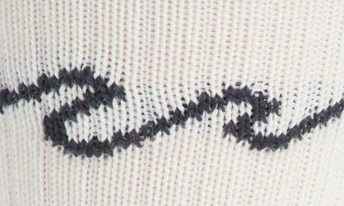 Amiri Wave Stripe Socks In Black/white