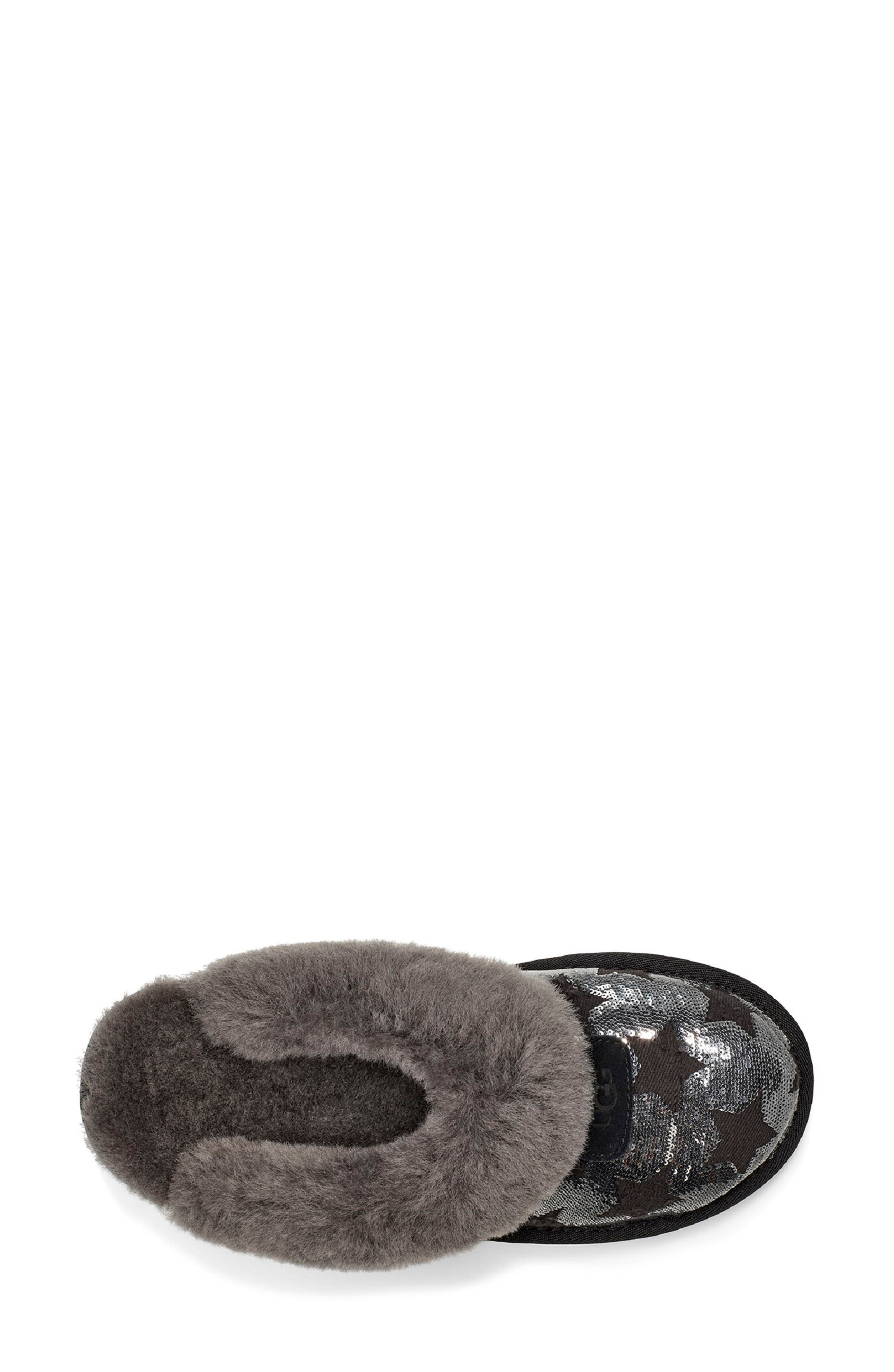 UGG<sup>®</sup> Sequin Stars Genuine Shearling Slipper, Alternate, color, 