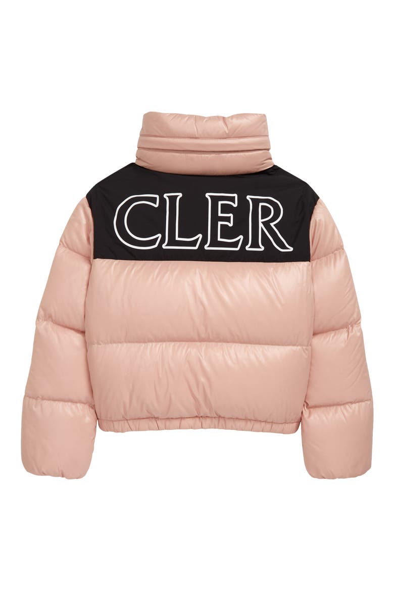 Kids' Gers Logo Quilted Down Jacket, Alternate, color, PINK