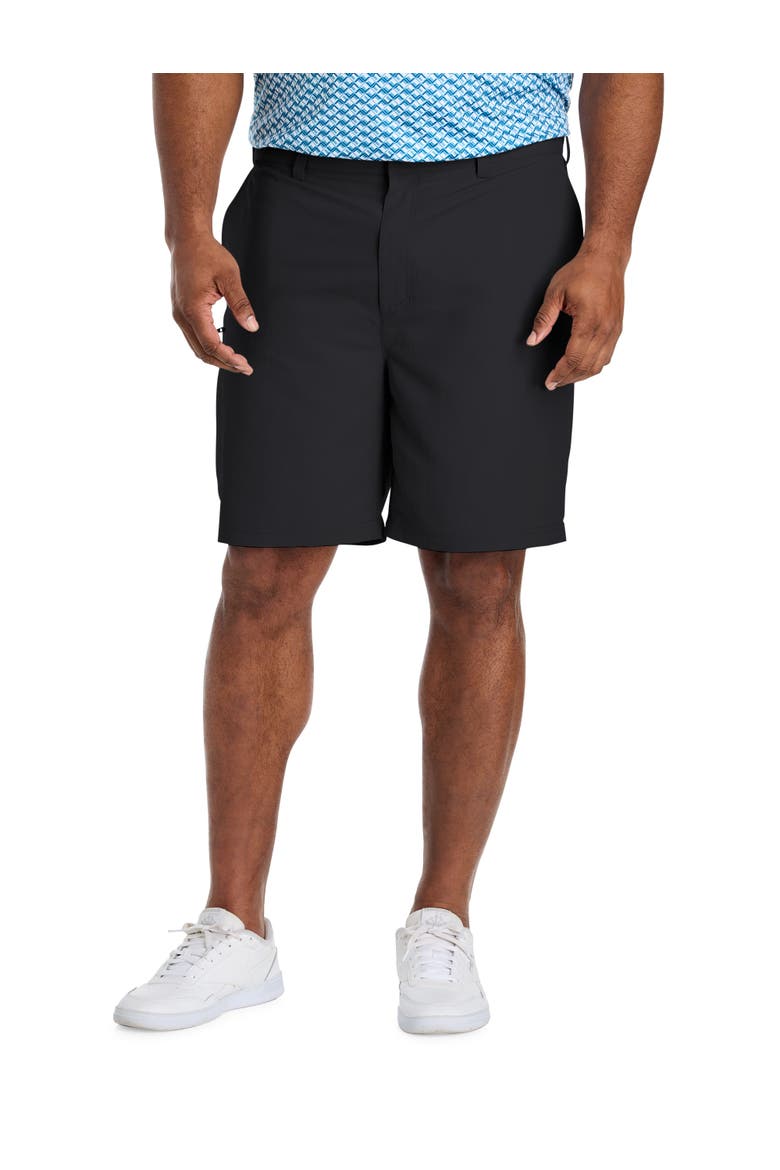 Big & Tall Golf Performance Cargo Shorts, Main, color, BLACK