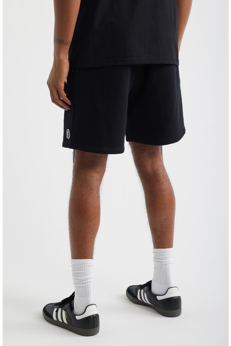 Karat Cotton Shorts, Alternate, color, BLACK