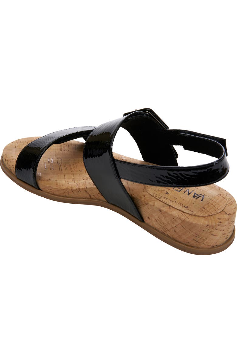 VANELi Nelly Wedge Sandal, Alternate, color, Black