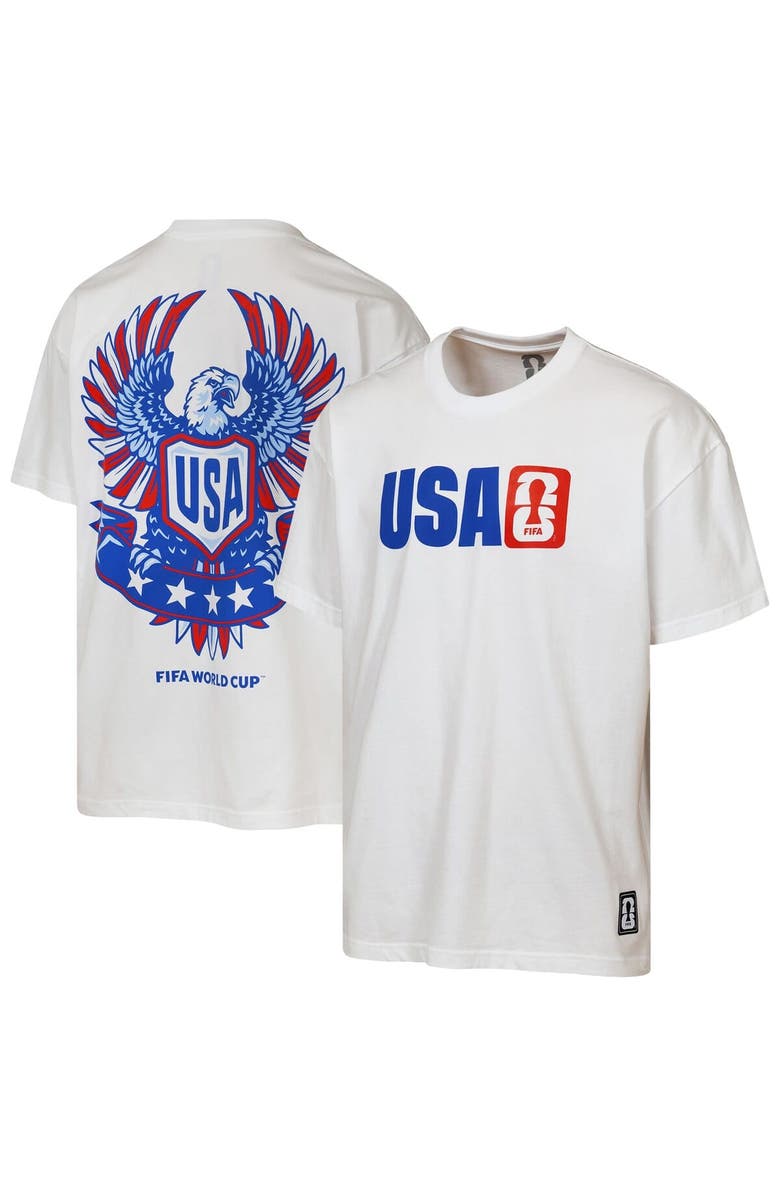 Outerstuff Men's Outerstuff FIFA World Cup 2026 Livery Oversized T-Shirt - White, Main, color, White