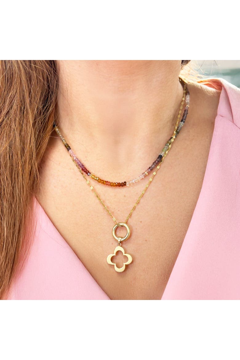 Tundra Garnet Bead Necklace, Alternate, color, Tundra Garnet
