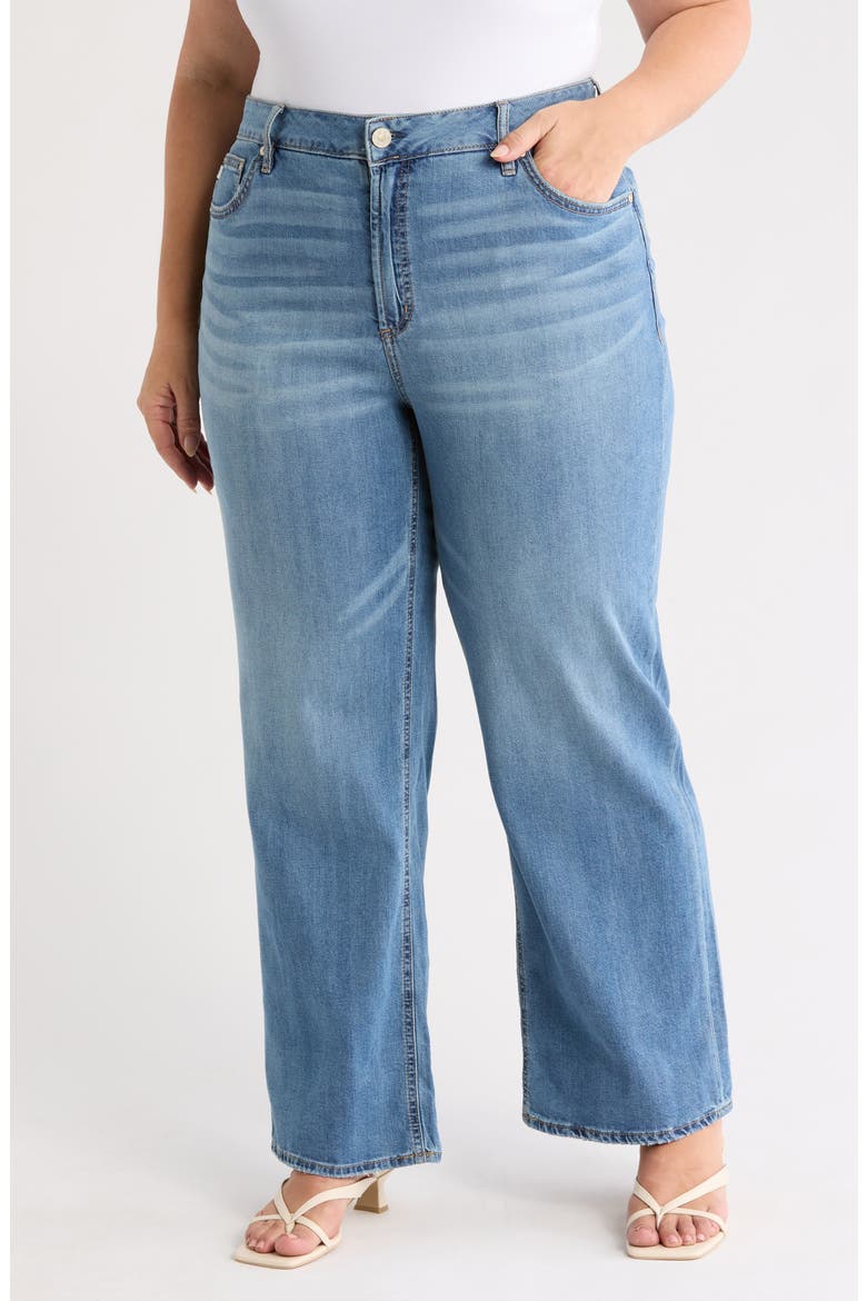 Featherweight Wide Leg Jeans, Main, color, VEGAS