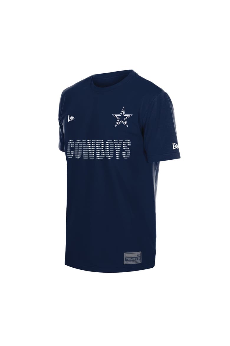 Men's New Era  Navy Dallas Cowboys Match T-Shirt, Alternate, color, Navy