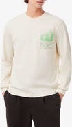 Lacoste Classic Fit Long Sleeve Cotton Graphic T-Shirt