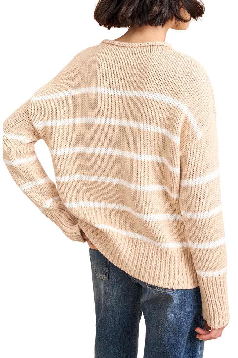 Marina Sweater, Alternate, color, Camel/Cream