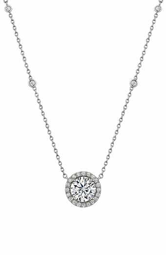 House of Frosted Moissanite Pendant Necklace