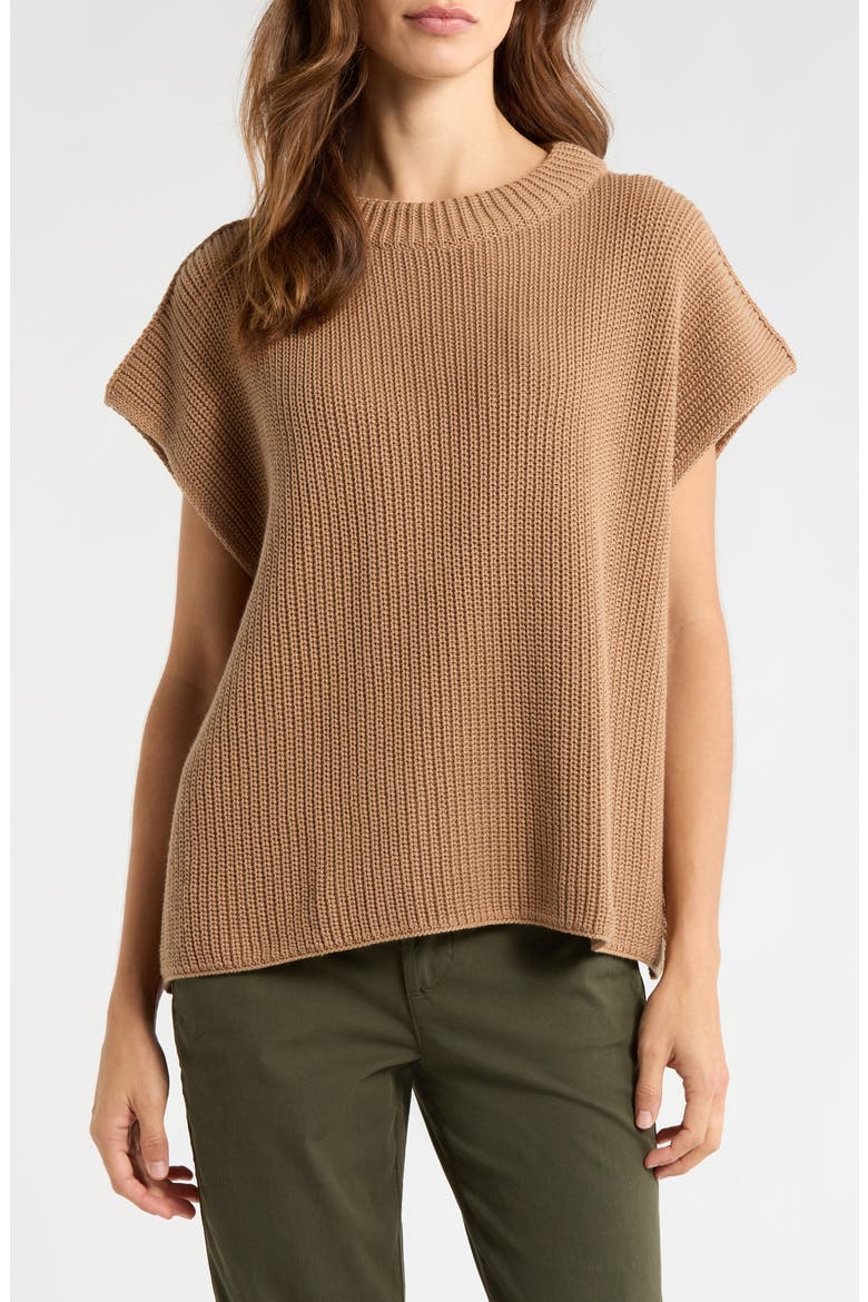 Montecito Sweater Vest, Main, color, CAMEL