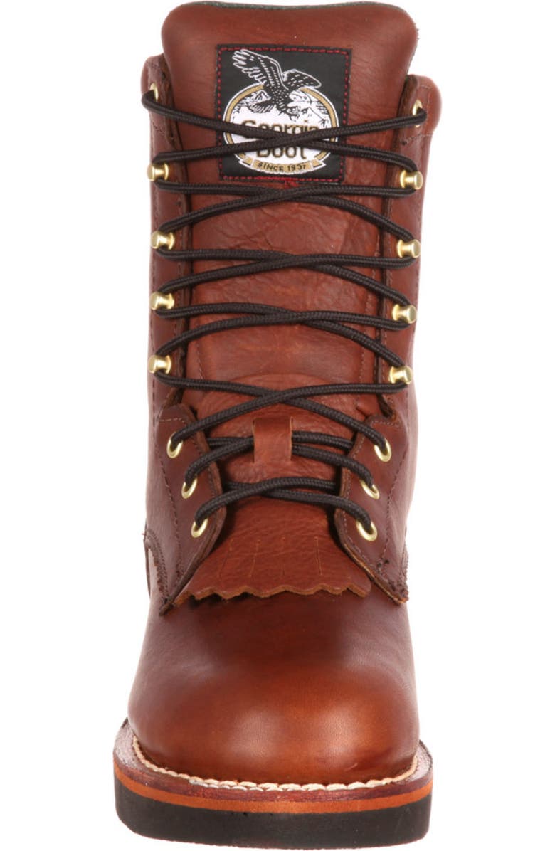 Georgia Boot Farm And Ranch Lacer Work Boot, Alternate, color, Barracuda Walnut