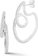 SPHERA MILANO Pavé Drop Earrings