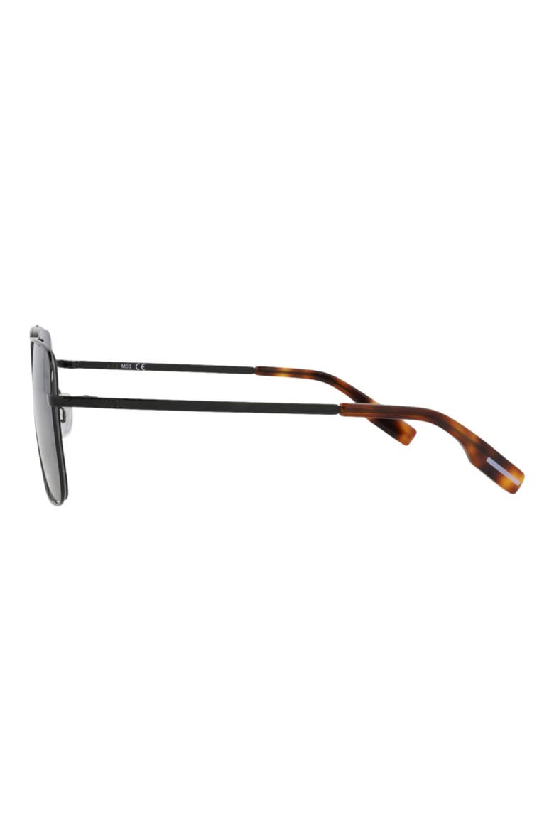 52mm Square Sunglasses, Alternate, color, BLACK BLACK GREY
