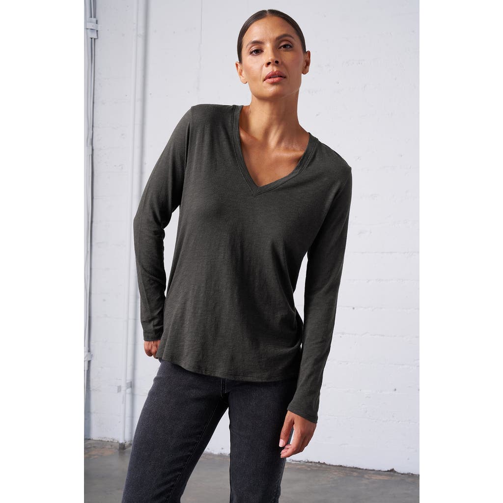Franne Golde Slub Jersey Long Sleeve Tee