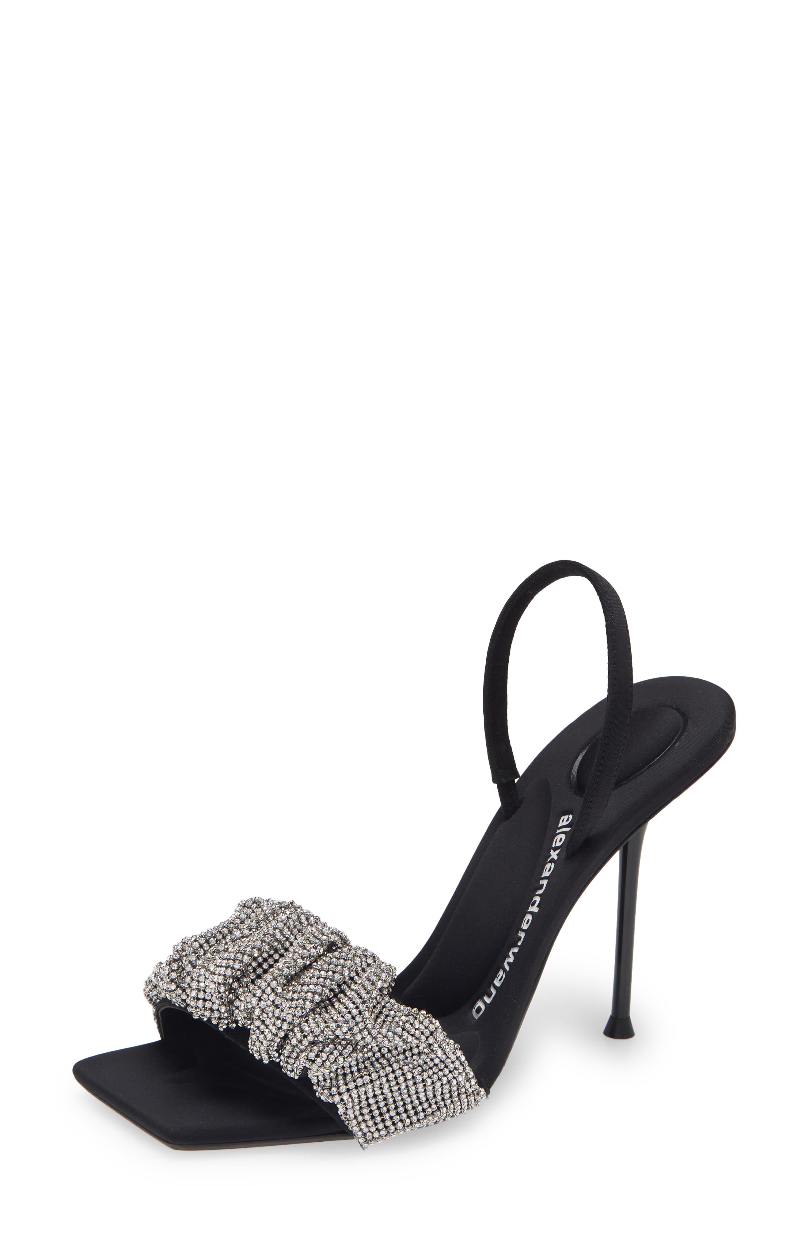 Alexander Wang Julie Crystal Embellished Sandal, Main, color, 