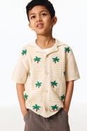 H&M Pointelle-knit Resort Shirt