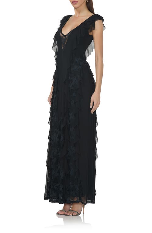 AFRM AFRM TRISTA LACE INSET MAXI DRESS