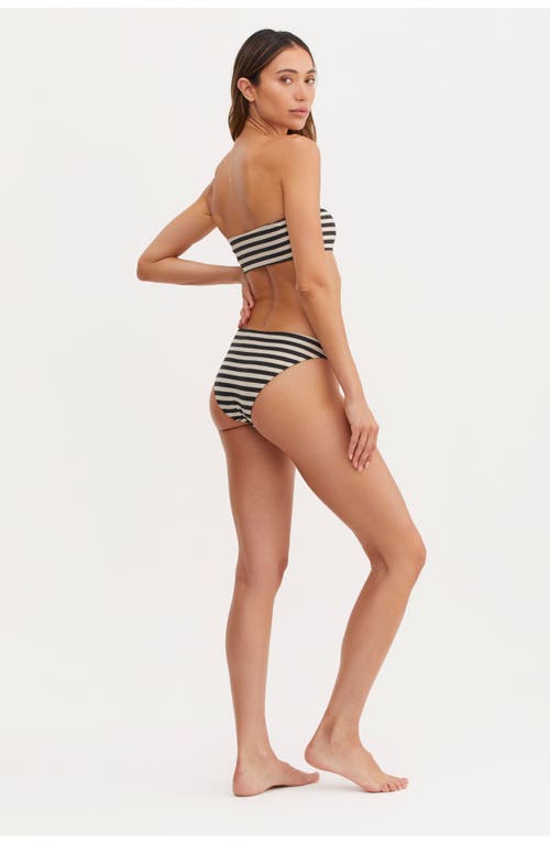 Au Naturel By Gottex Endless Summer Emma Bandeau Swim Top In Blk/ivory