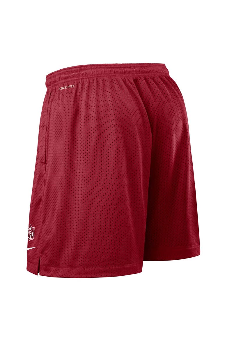 Men's Nike Cardinal Arizona Cardinals Sideline Reversible Performance Shorts, Alternate, color, Cardinal