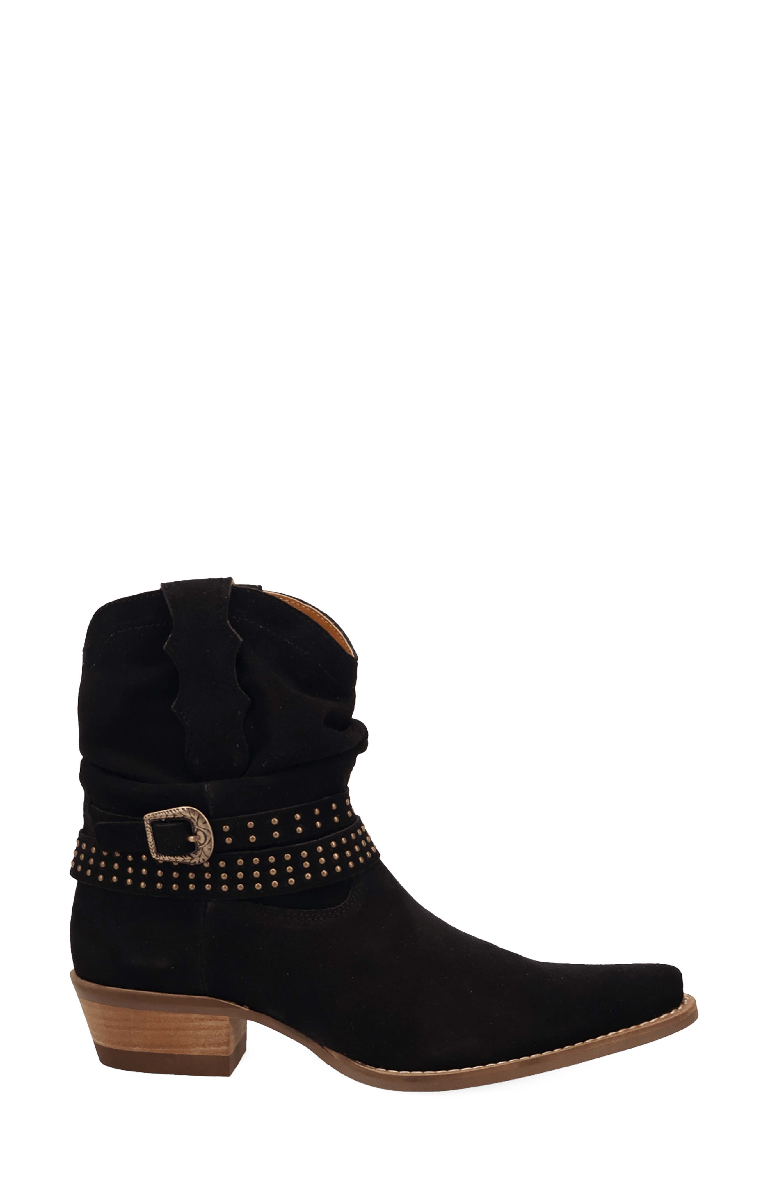 Dingo Scrunchy Leather Bootie (Women) | Nordstrom