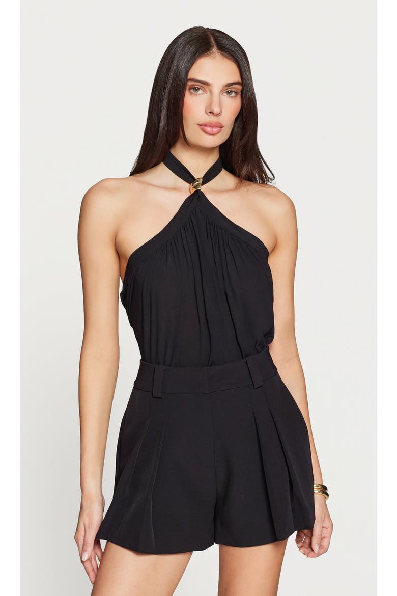 Chelsea Halter Blouse, Main, color, Black