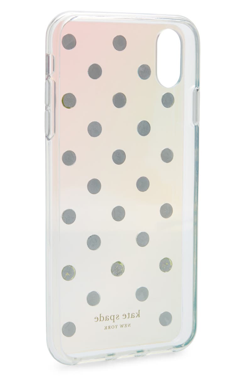 Kate Spade New York ombré lia dot iPhone X/Xs/Xs Max & XR case, Alternate, color,